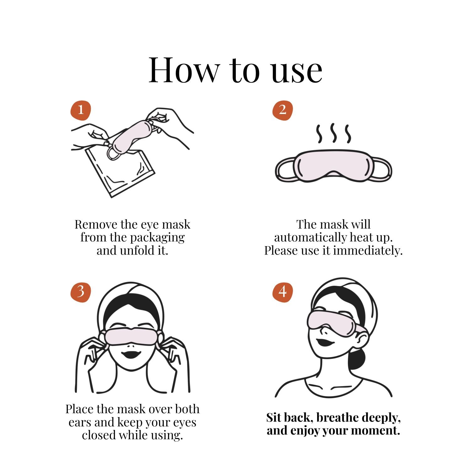 Essential Mix Stoom Oogmaskers - 30 Pack