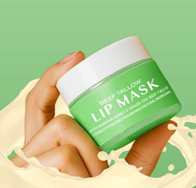 Beef Tallow Lip Mask - Bergamot