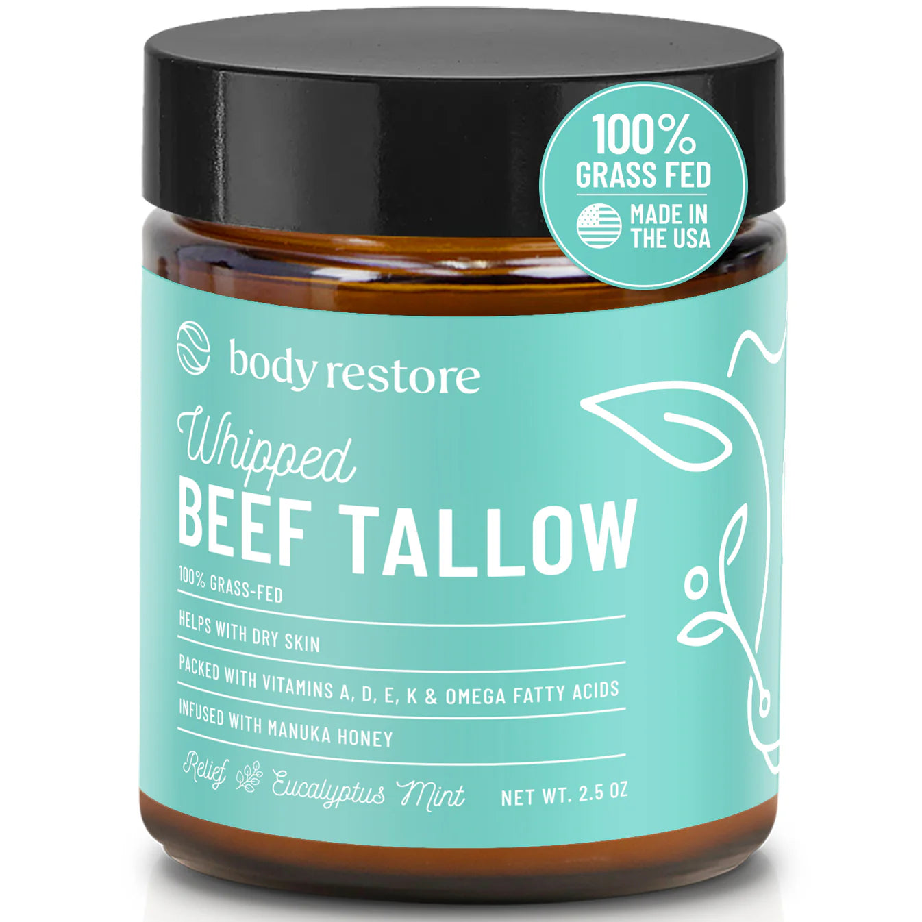 Beef Tallow Crème - Eucalyptus & Mint