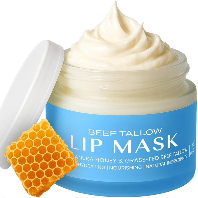 Beef Tallow Lip Mask - Peppermint