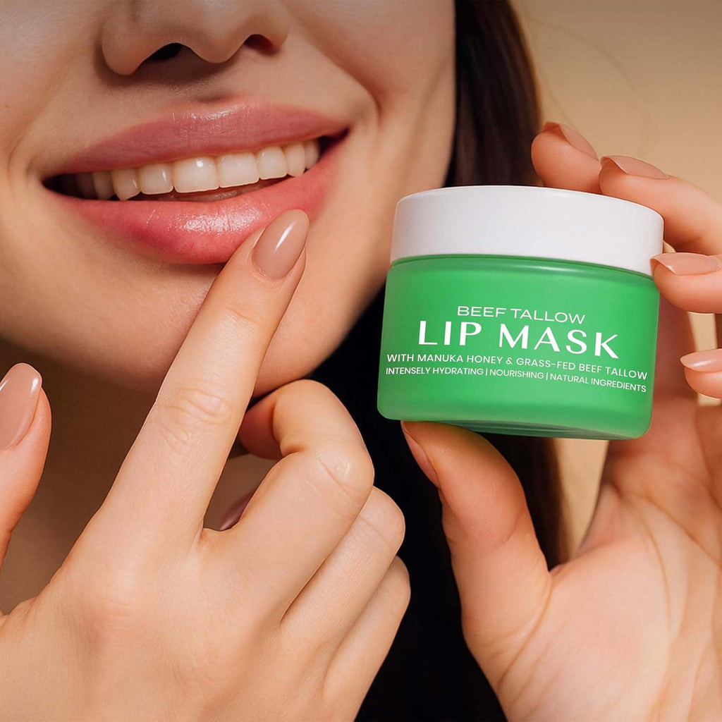 Beef Tallow Lip Mask - Bergamot