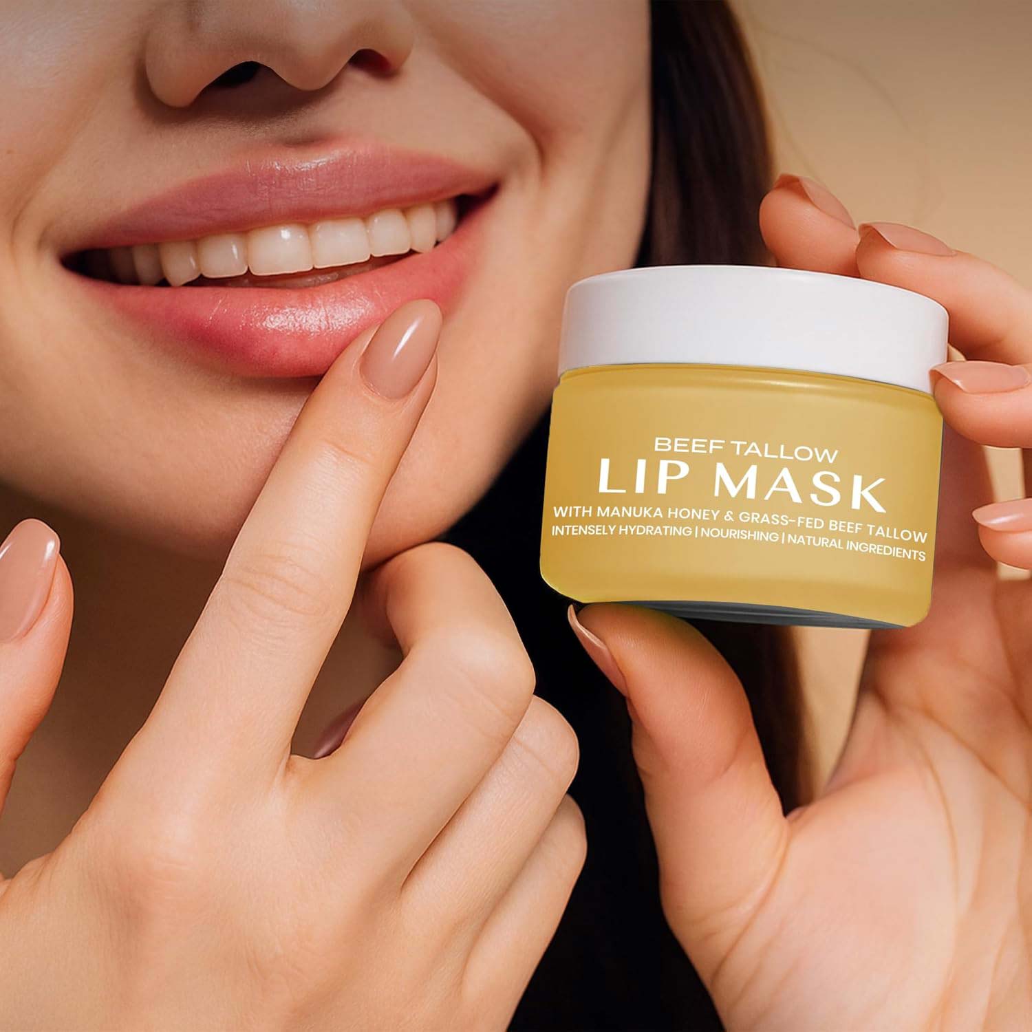 Beef Tallow Lip Mask - Vanilla
