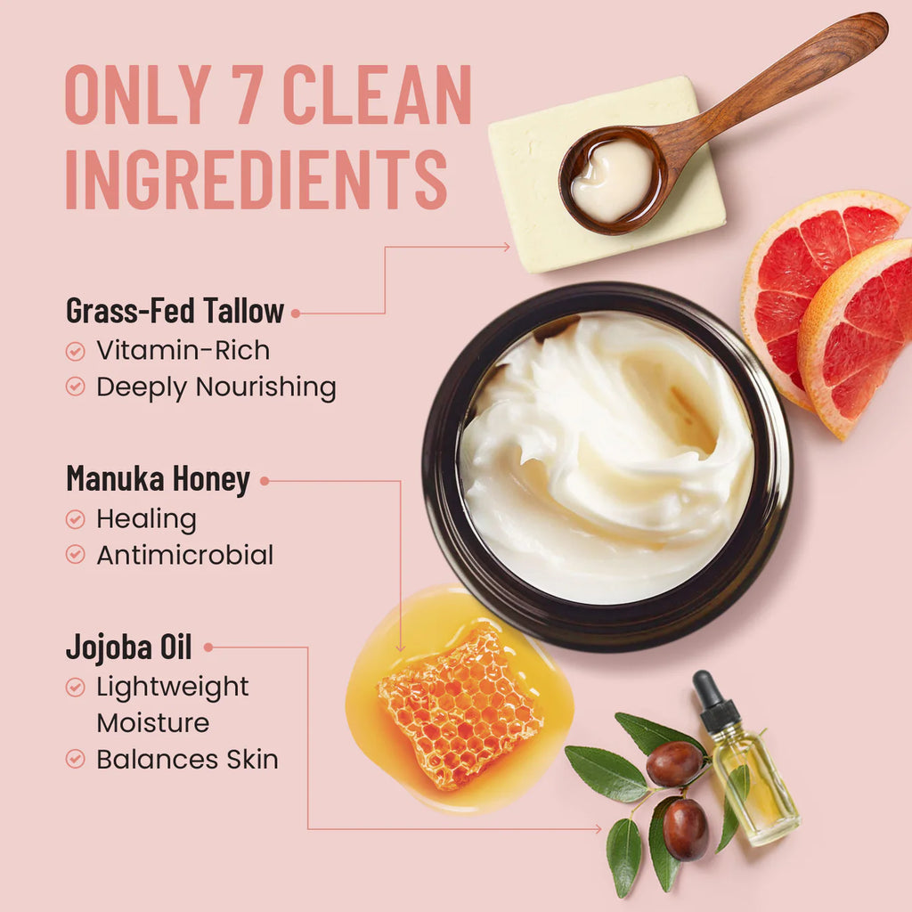 Beef Tallow Crème - Orange Grapefruit